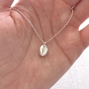 925 Silver Coffee Bean Necklace